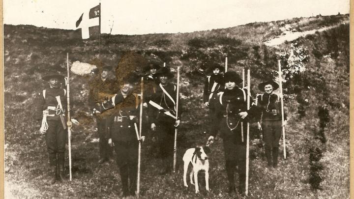 Spejder 1909 med hund