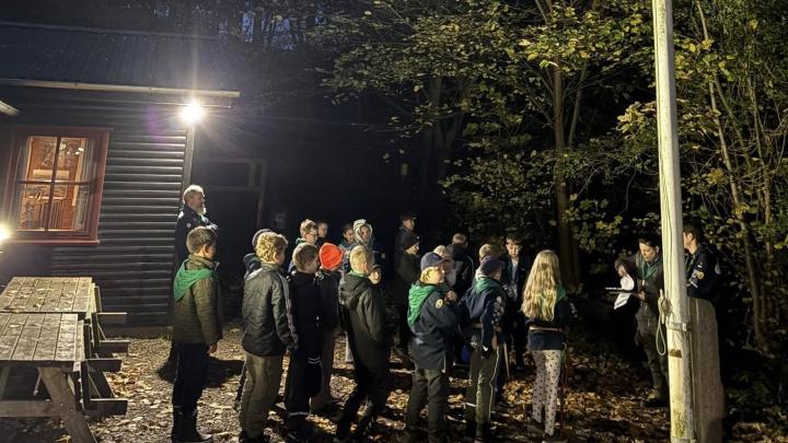 Minier ved flagstang